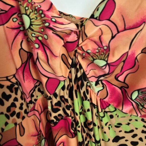 Boho Fairy Cottage Cabincore Whimsy Floral Botanical Strappy Summer Dress XXL - Picture 13 of 14